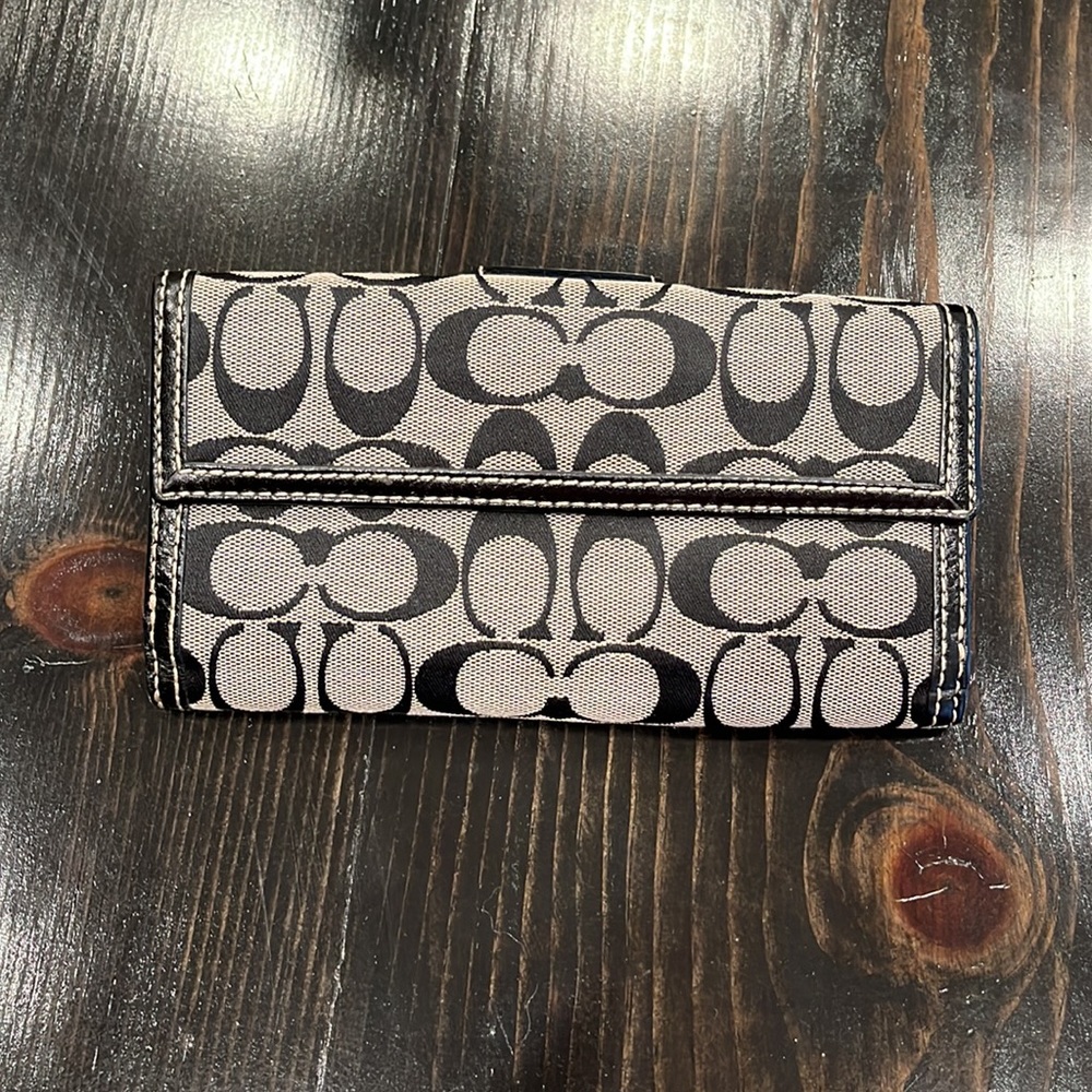 Coach Black Wallet - Picture 2 of 3
